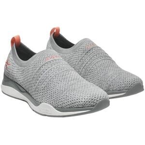 Kuru Stride Slip On Walking Shoes Sock Like Lightweight Breathable Gray 5